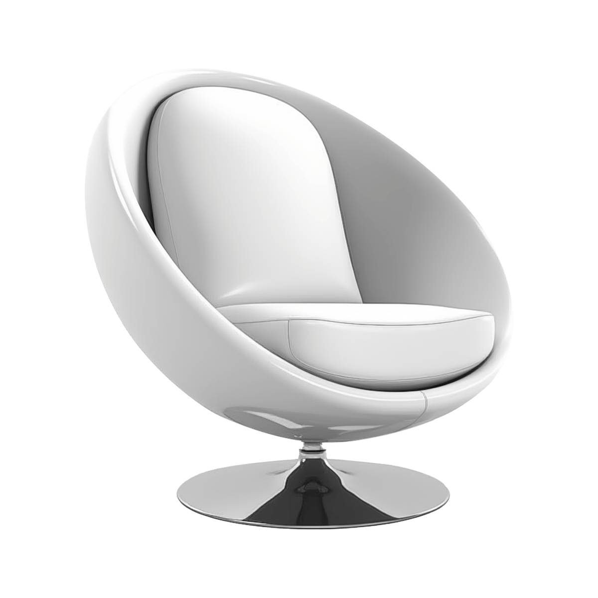 Round Foldable Saucer Chair - Image 2
